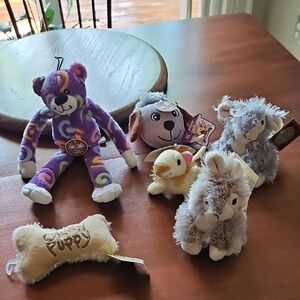 Fur Baby Toys - 6 Plush Toys for Small Pets NWT Dog Puppy